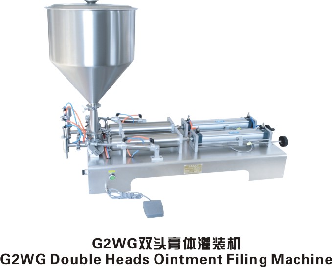 Semi automatic horizontal piston filling machine 100-1000ml