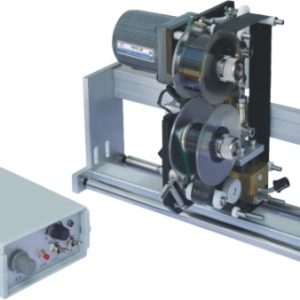 Automatic synchronized ribbon date printer for production date